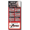 Pro Team Baseball Schedule Magnet (3 1/2"x8")